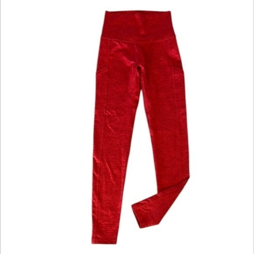 Aerie OFFLINE Vibrant Red High-Waisted Leggings size XS